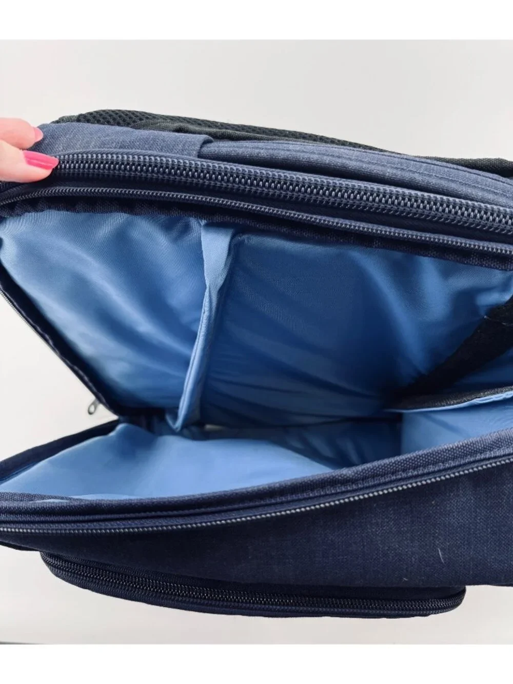 eBags Professional Slim Laptop Backpack EB2146-15.5 Indigo Blue Travel Work Bag